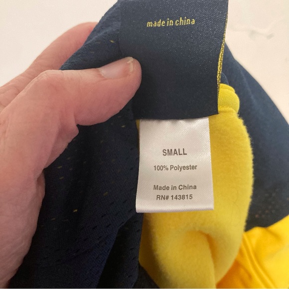 Michigan Wolverines Blue & Yellow Hoodie with Kangaroo Pocket, Small - Picture 4 of 9